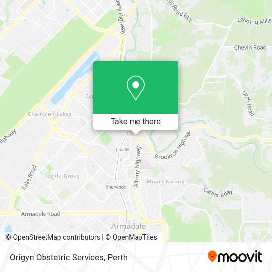Mapa Origyn Obstetric Services