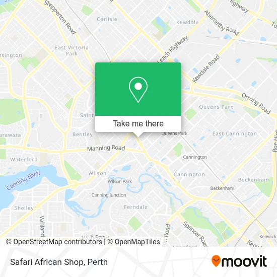 Mapa Safari African Shop