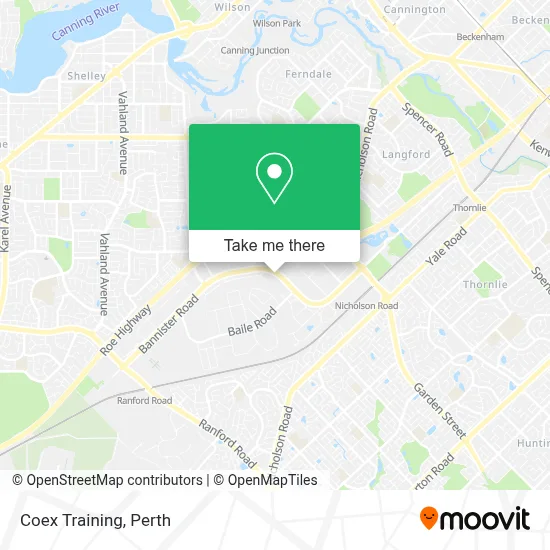 Mapa Coex Training