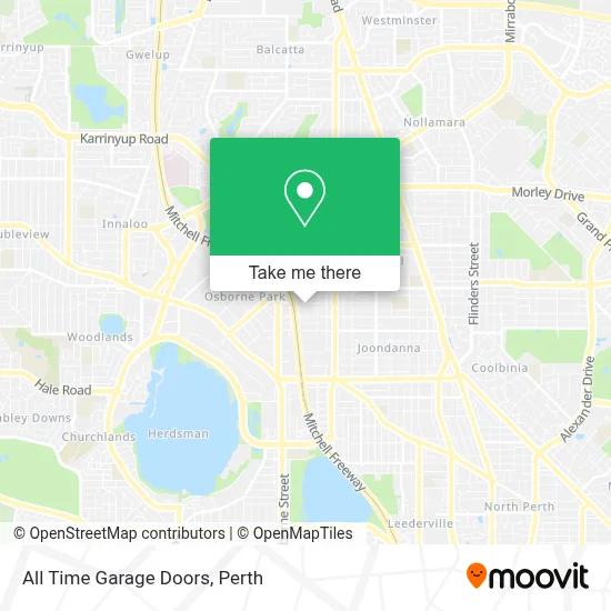Mapa All Time Garage Doors