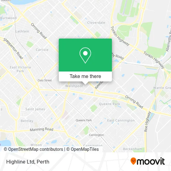Mapa Highline Ltd