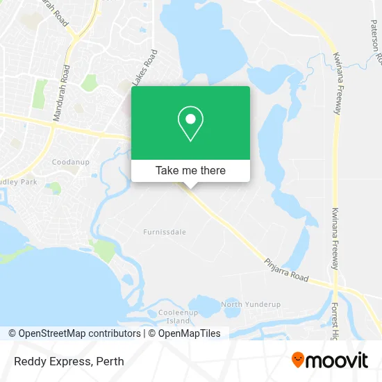 Mapa Reddy Express