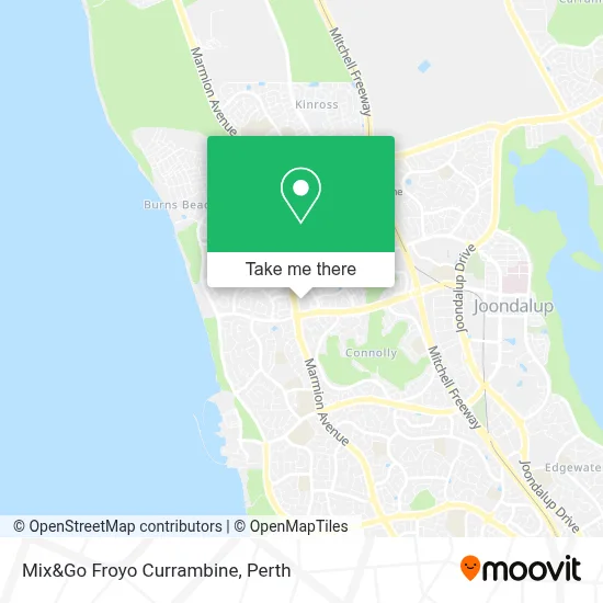 Mapa Mix&Go Froyo Currambine