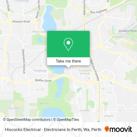 Mapa Hiscocks Electrical - Electricians In Perth, Wa