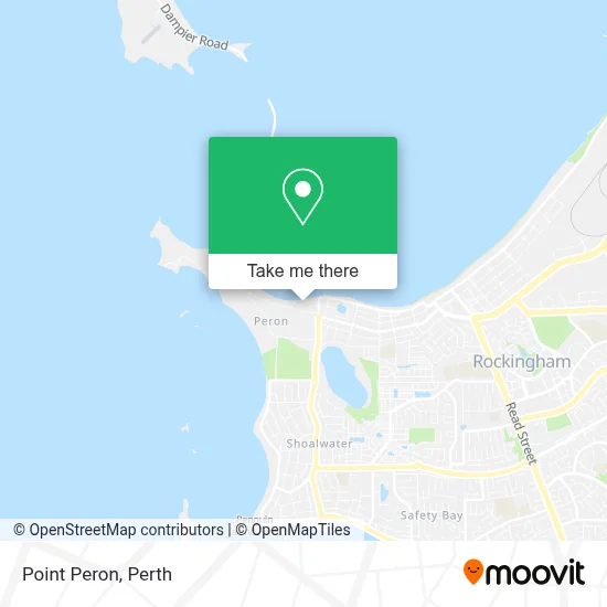 Mapa Point Peron