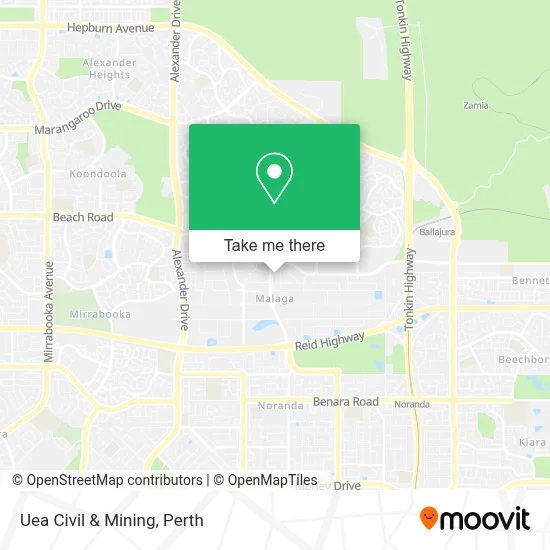 Mapa Uea Civil & Mining