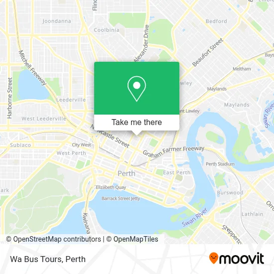 Mapa Wa Bus Tours