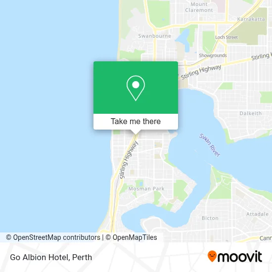 Mapa Go Albion Hotel