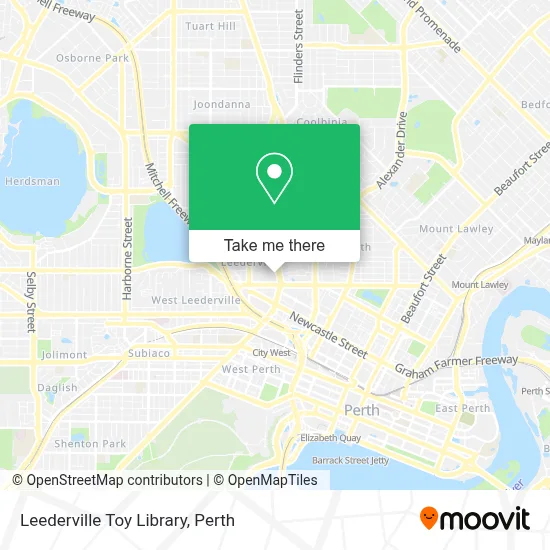 Mapa Leederville Toy Library
