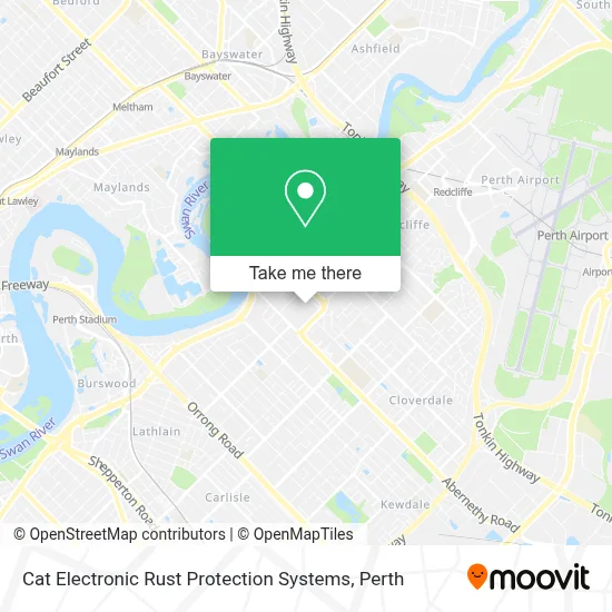 Cat Electronic Rust Protection Systems map