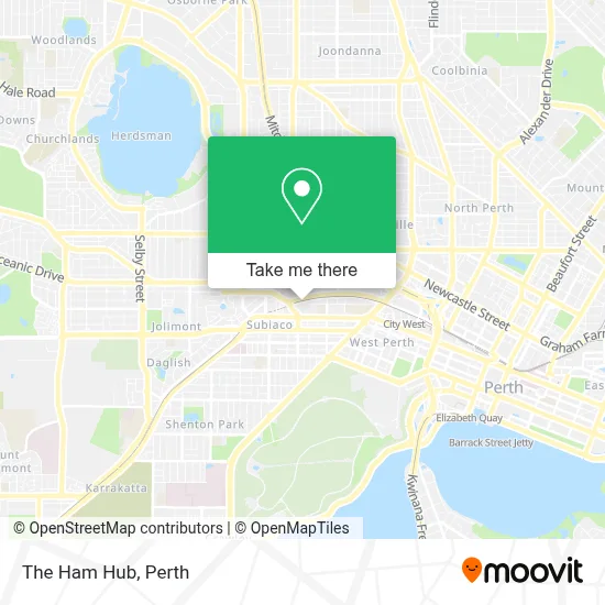 Mapa The Ham Hub