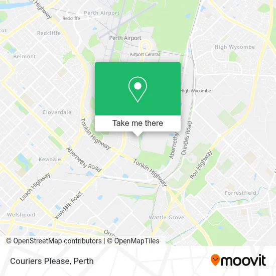Mapa Couriers Please