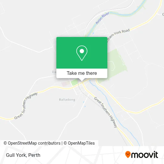 Mapa Gull York