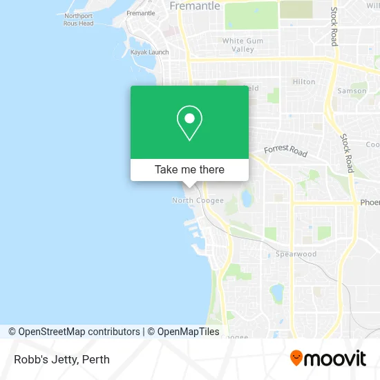 Robb's Jetty map