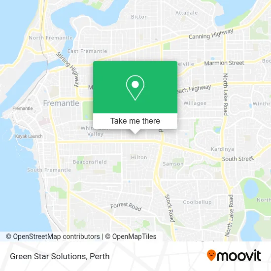 Mapa Green Star Solutions