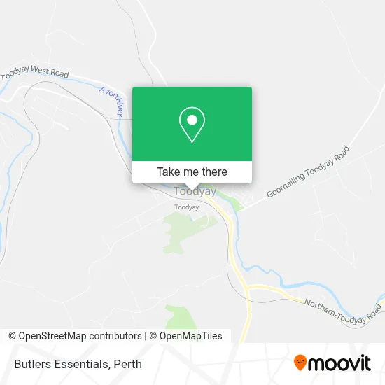 Butlers Essentials map