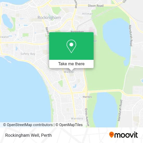 Mapa Rockingham Well