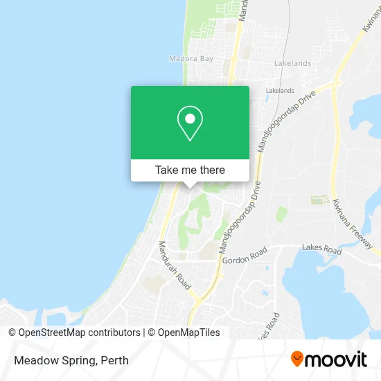 Meadow Spring map