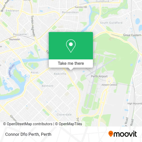 Connor Dfo Perth map