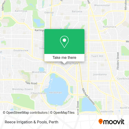 Mapa Reece Irrigation & Pools