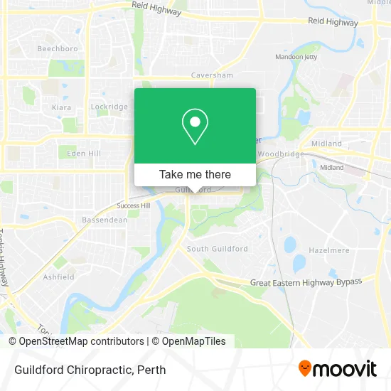Mapa Guildford Chiropractic