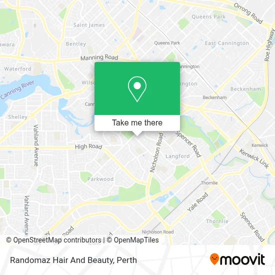 Mapa Randomaz Hair And Beauty