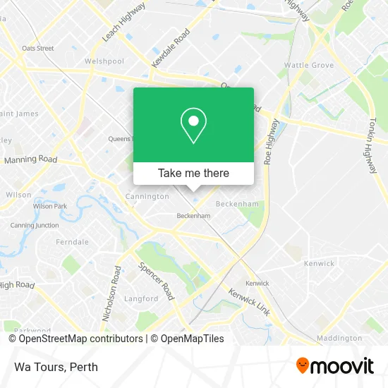 Mapa Wa Tours