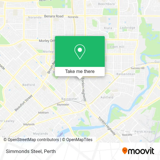 Simmonds Steel map