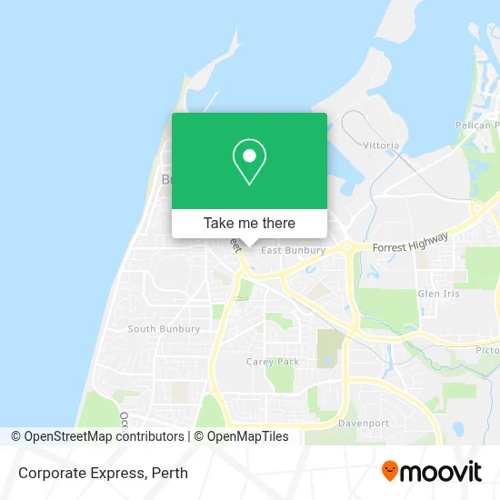 Mapa Corporate Express