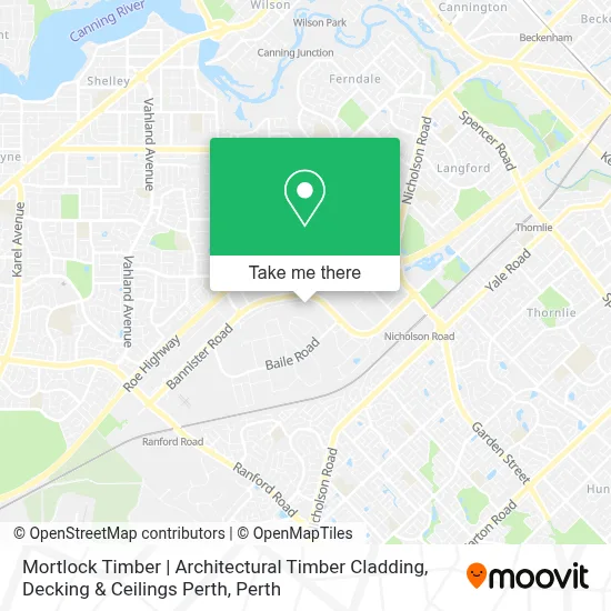Mapa Mortlock Timber | Architectural Timber Cladding, Decking & Ceilings Perth
