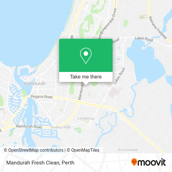 Mapa Mandurah Fresh Clean