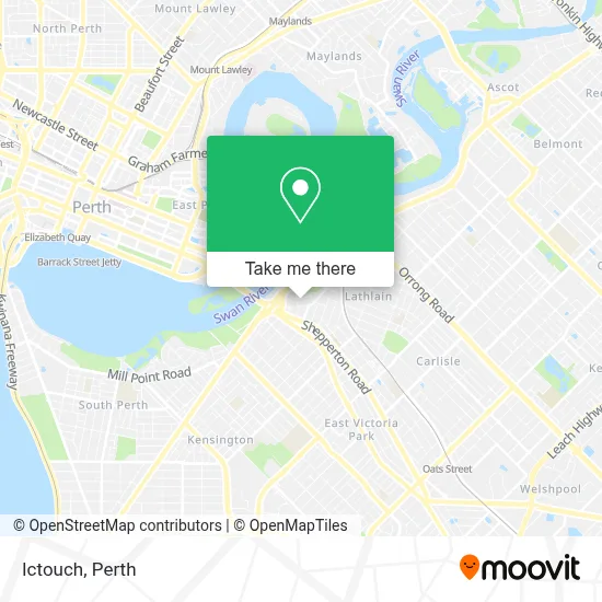 Mapa Ictouch