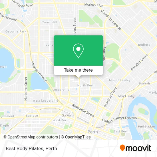 Mapa Best Body Pilates