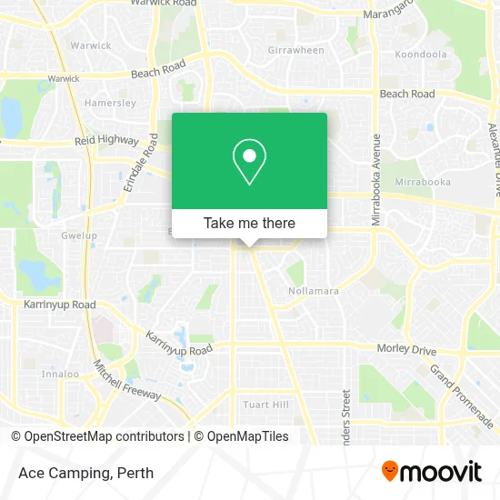Mapa Ace Camping