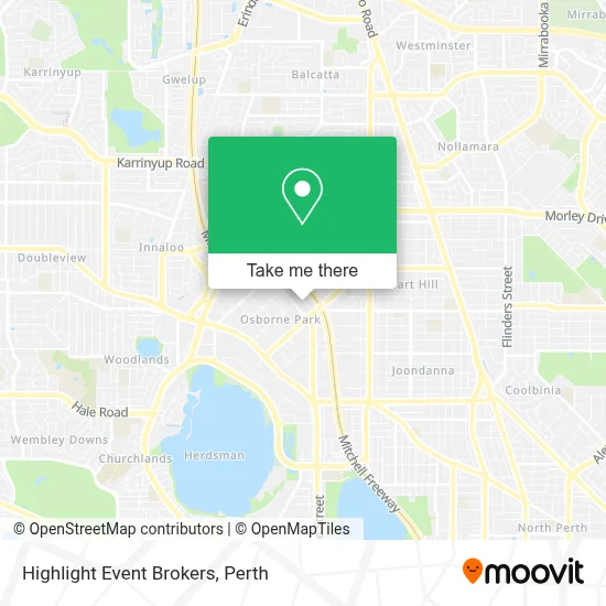 Mapa Highlight Event Brokers