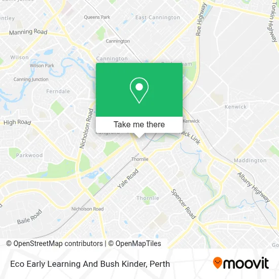 Mapa Eco Early Learning And Bush Kinder