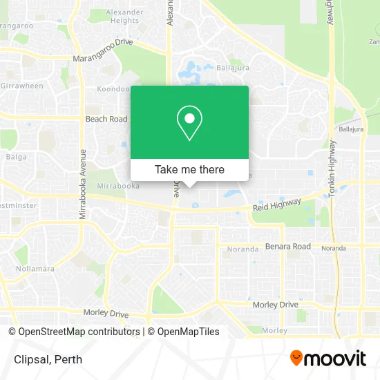 Mapa Clipsal