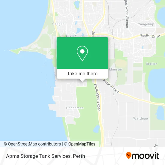 Apms Storage Tank Services map