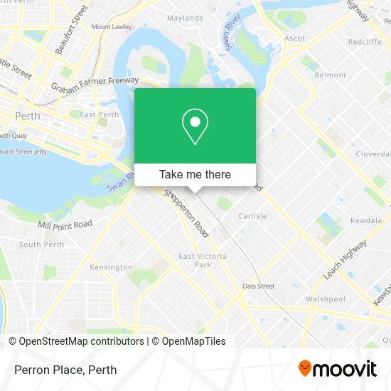 Mapa Perron Place