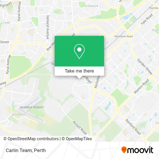 Mapa Carlin Team