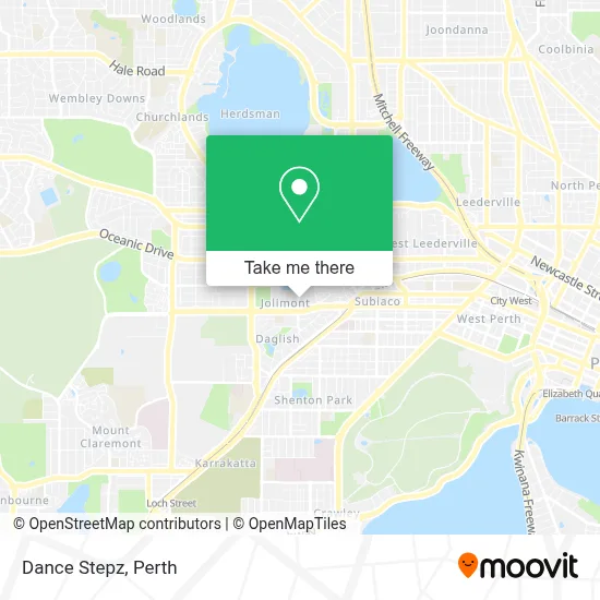 Mapa Dance Stepz