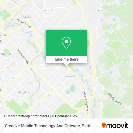 Creative Mobile Technology And Giftware map