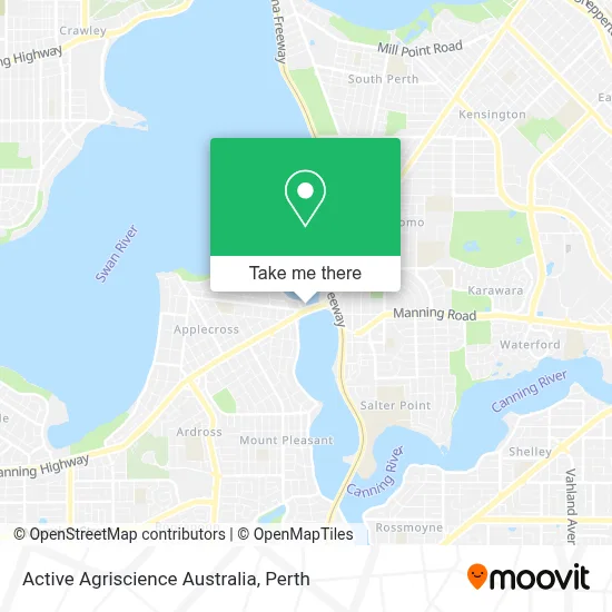 Mapa Active Agriscience Australia