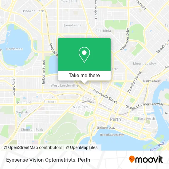 Mapa Eyesense Vision Optometrists