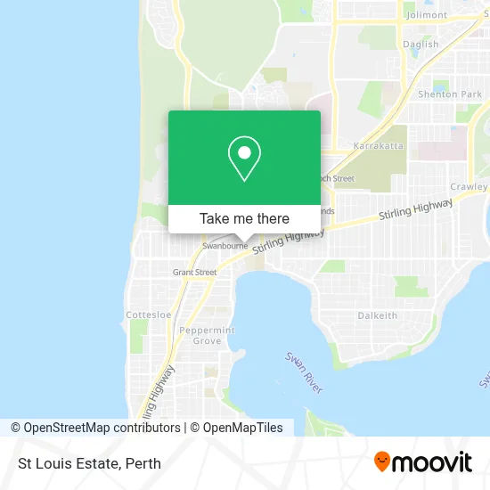 Mapa St Louis Estate