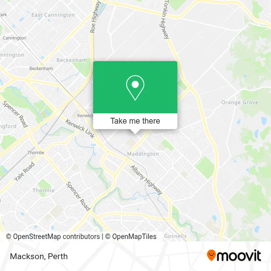 Mapa Mackson