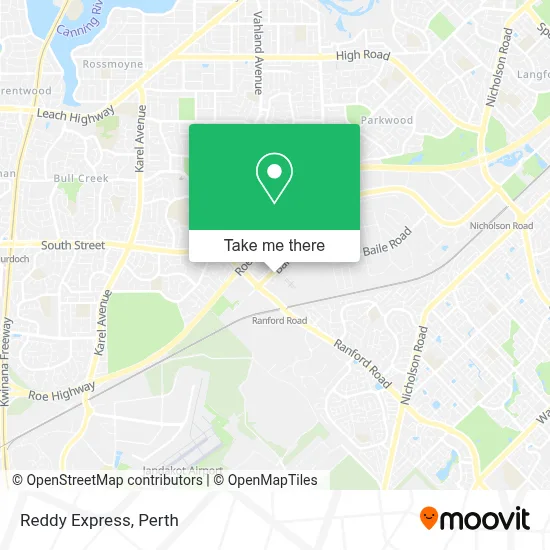 Mapa Reddy Express
