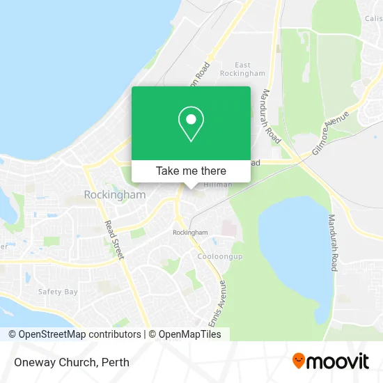 Mapa Oneway Church