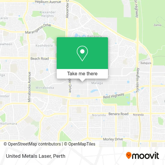 Mapa United Metals Laser