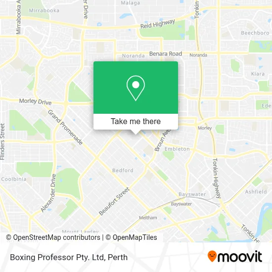 Mapa Boxing Professor Pty. Ltd